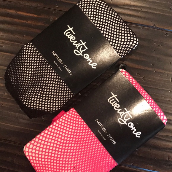Forever 21 Accessories - Twin Pak of Footless Tights. 95lbs-160. One Size.